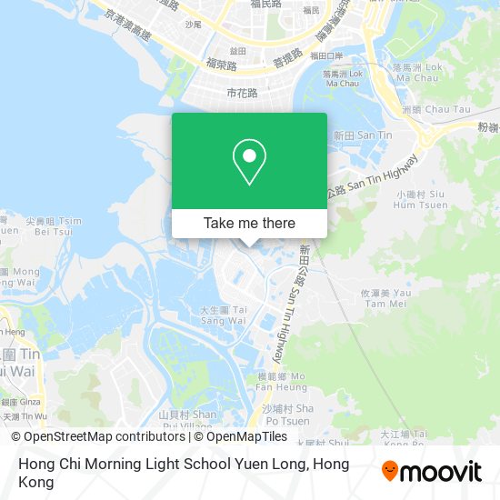 Hong Chi Morning Light School Yuen Long map