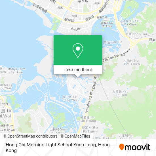 Hong Chi Morning Light School Yuen Long map