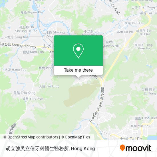 胡立強吳立信牙科醫生醫務所地圖