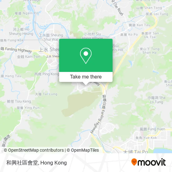 和興社區會堂地圖