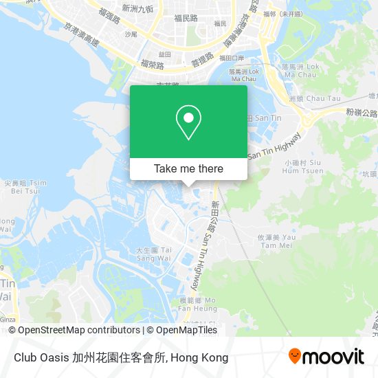 Club Oasis 加州花園住客會所 map