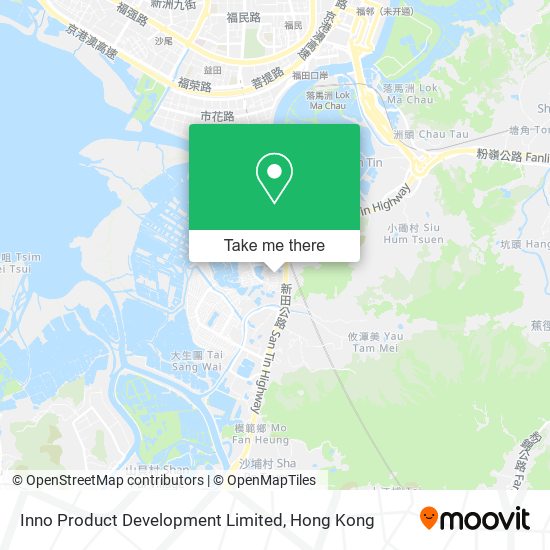 Inno Product Development Limited map