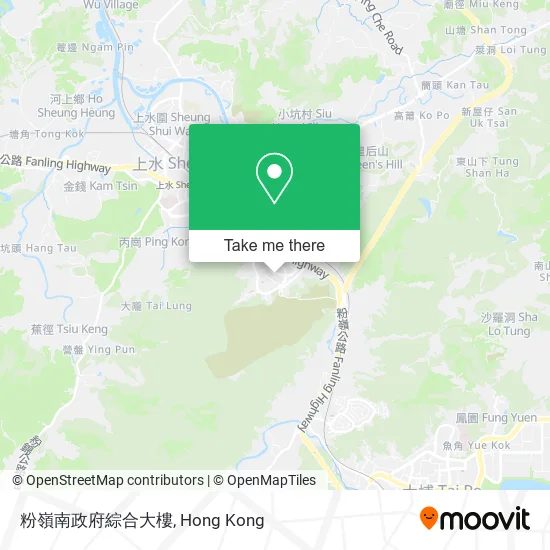 粉嶺南政府綜合大樓 map