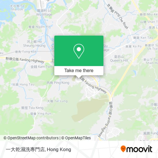 一大乾濕洗專門店 map