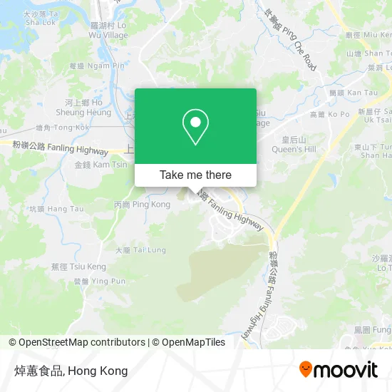 焯蕙食品地圖