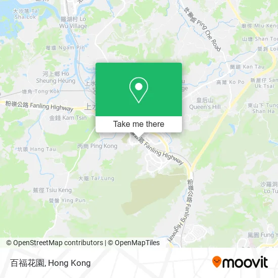 百福花園 map