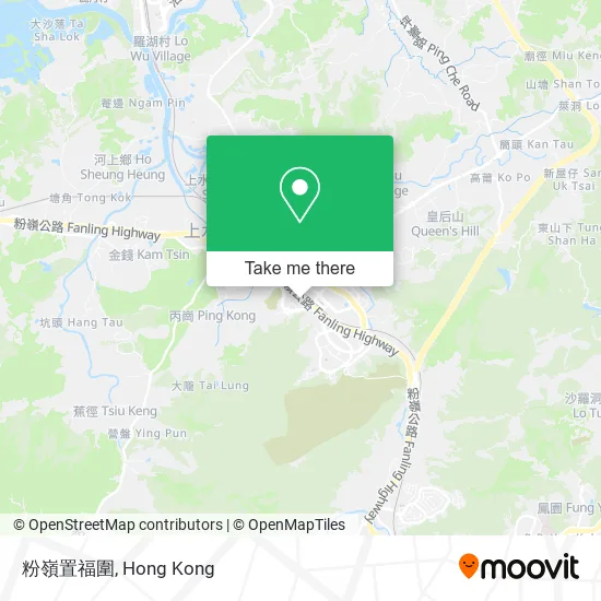 粉嶺置福圍地圖