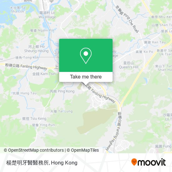 楊楚明牙醫醫務所 map