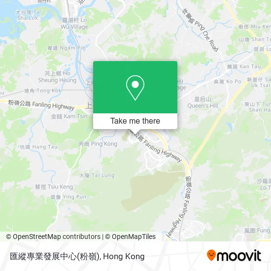 匯縱專業發展中心(粉嶺)地圖