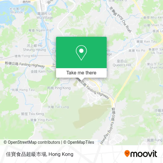 佳寶食品超級市場 map