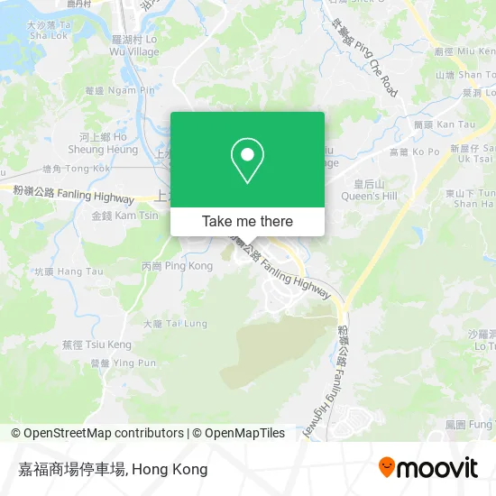嘉福商場停車場 map