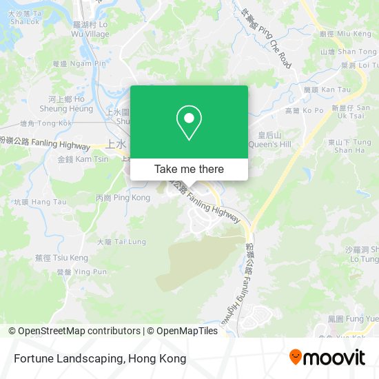 Fortune Landscaping map