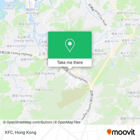 KFC map