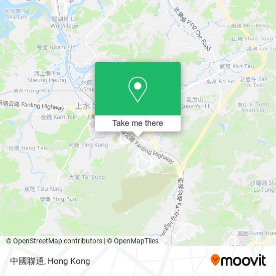 中國聯通 map