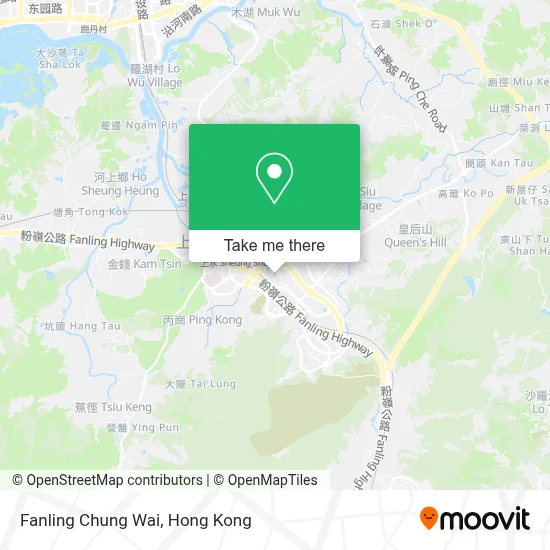 Fanling Chung Wai map