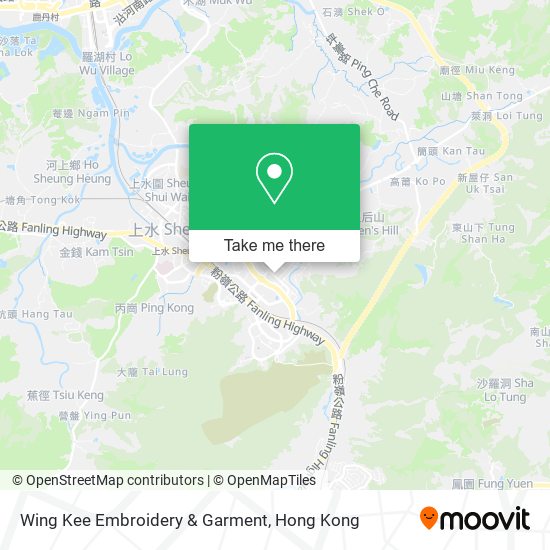 Wing Kee Embroidery & Garment map