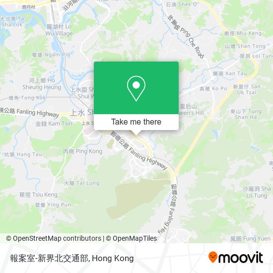 報案室-新界北交通部地圖