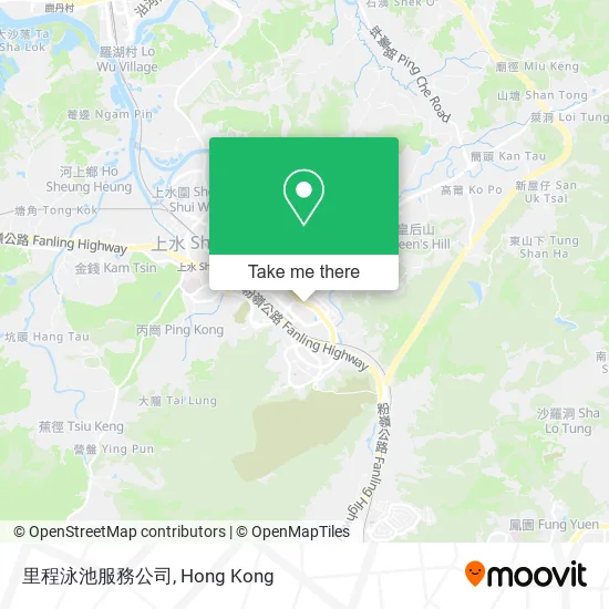 里程泳池服務公司地圖