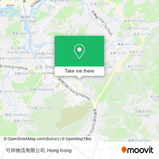 可祥物流有限公司 map