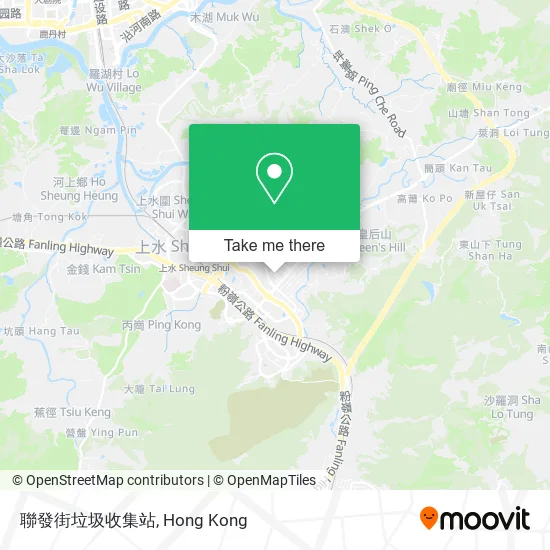 聯發街垃圾收集站 map