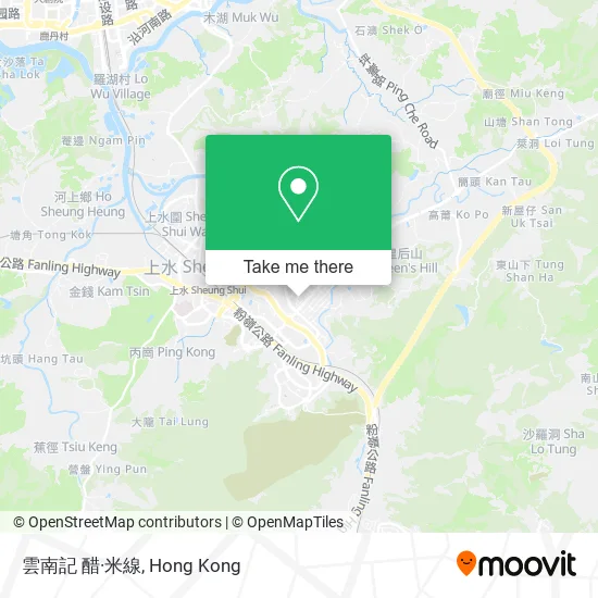 雲南記 醋·米線 map