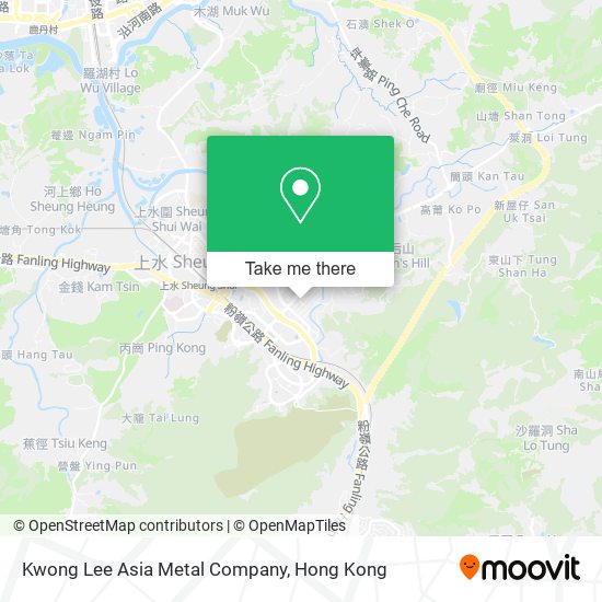 Kwong Lee Asia Metal Company map