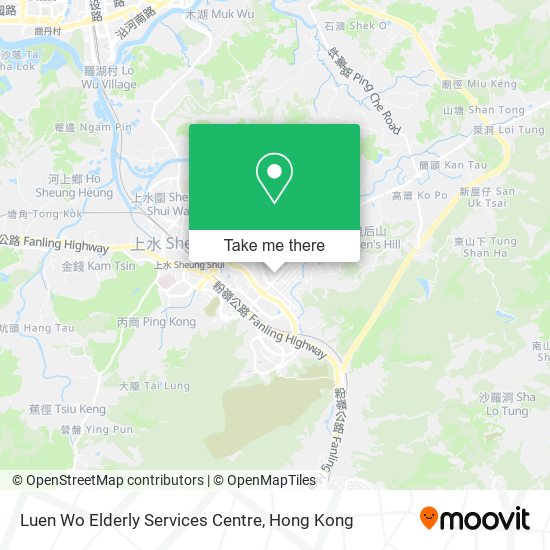 Luen Wo Elderly Services Centre map