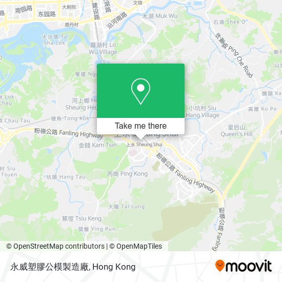 永威塑膠公模製造廠地圖
