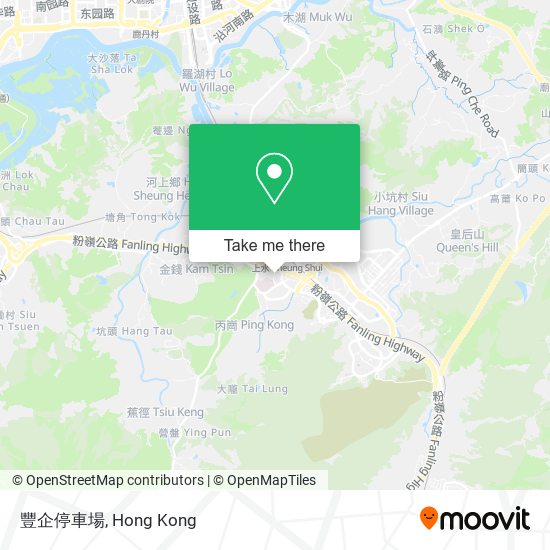 豐企停車場 map