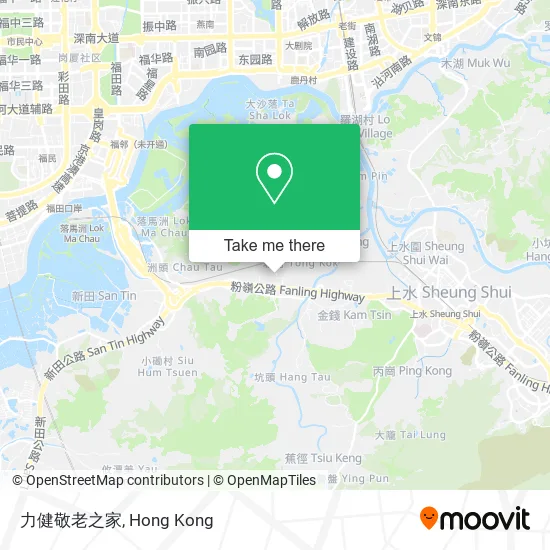 力健敬老之家 map