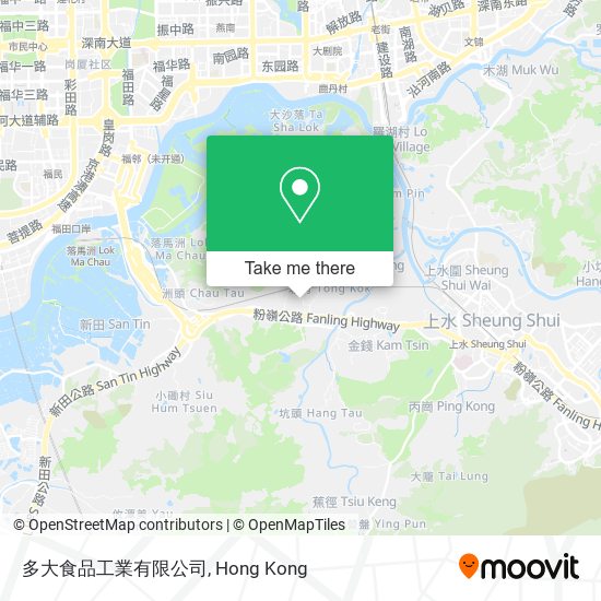 多大食品工業有限公司 map