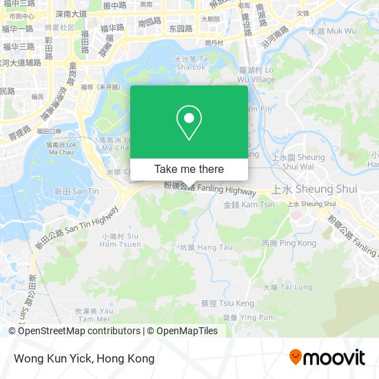 Wong Kun Yick map