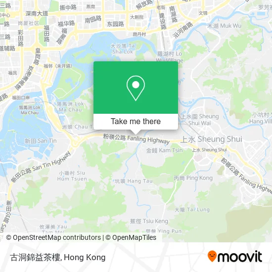 古洞錦益茶樓地圖
