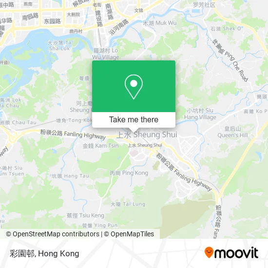 彩園邨 map