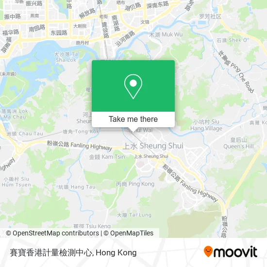 賽寶香港計量檢測中心地圖