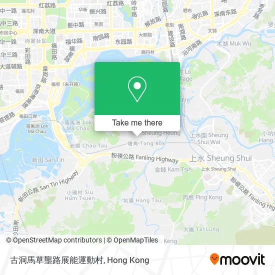 古洞馬草壟路展能運動村地圖