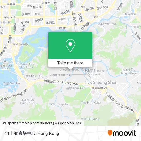 河上鄉康樂中心地圖