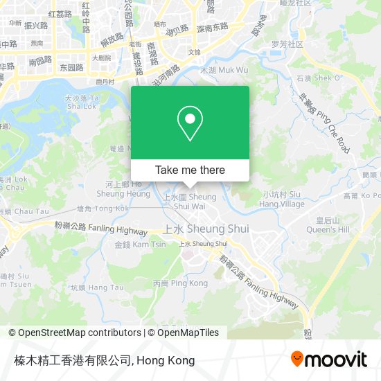 榛木精工香港有限公司 map