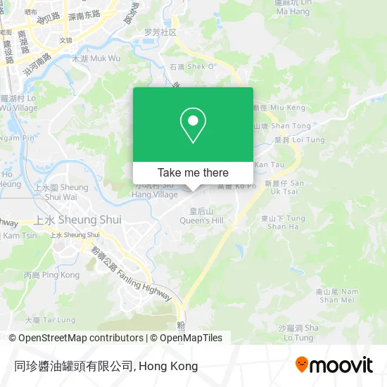 同珍醬油罐頭有限公司地圖