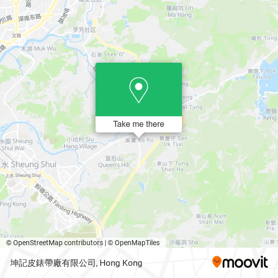 坤記皮錶帶廠有限公司地圖