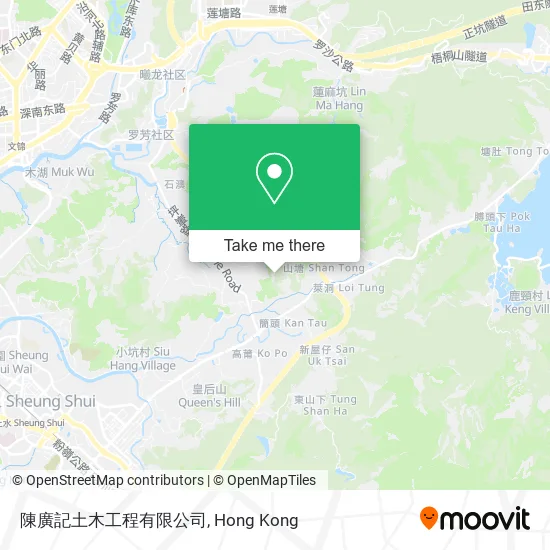 陳廣記土木工程有限公司地圖