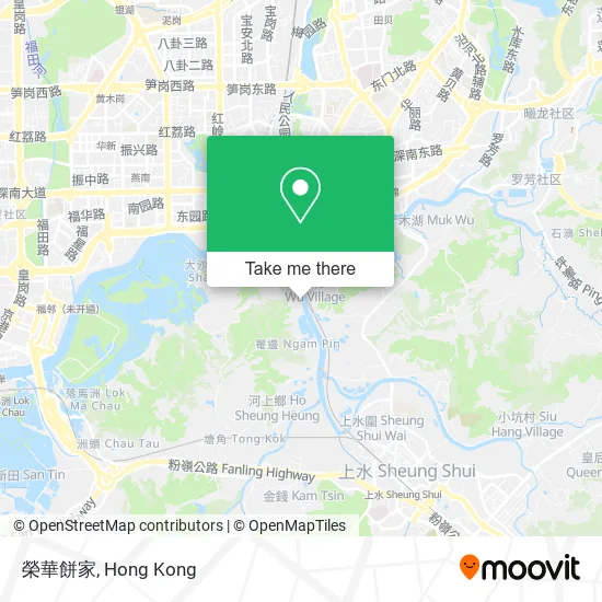 榮華餅家地圖