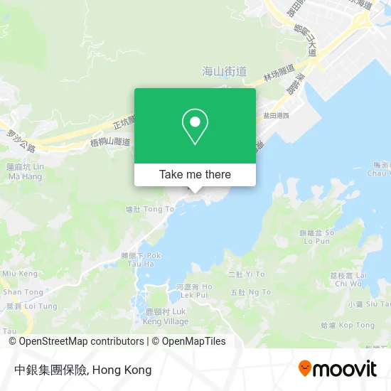 中銀集團保險 map