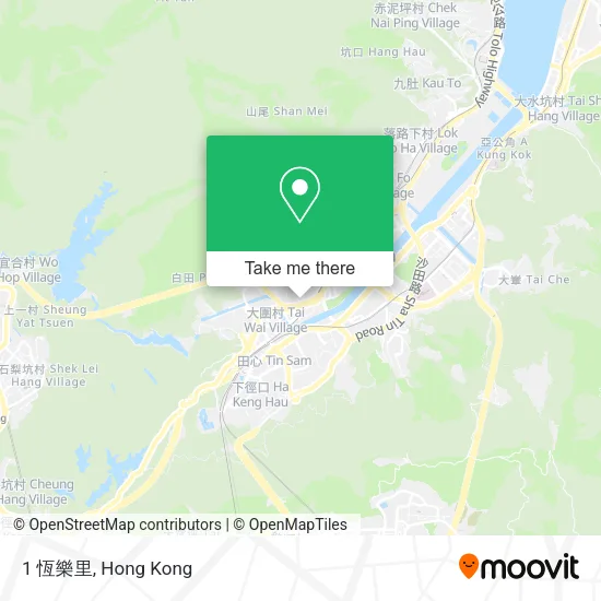 1 恆樂里地圖