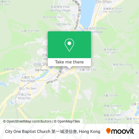 City One Baptist Church 第一城浸信會 map