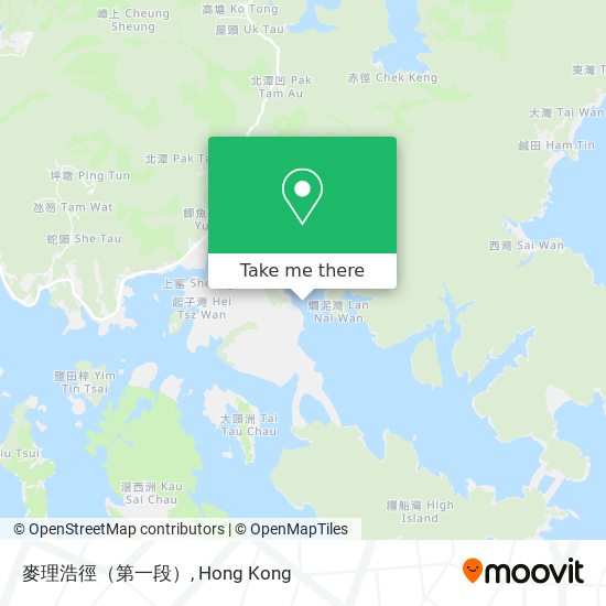 麥理浩徑（第一段）地圖
