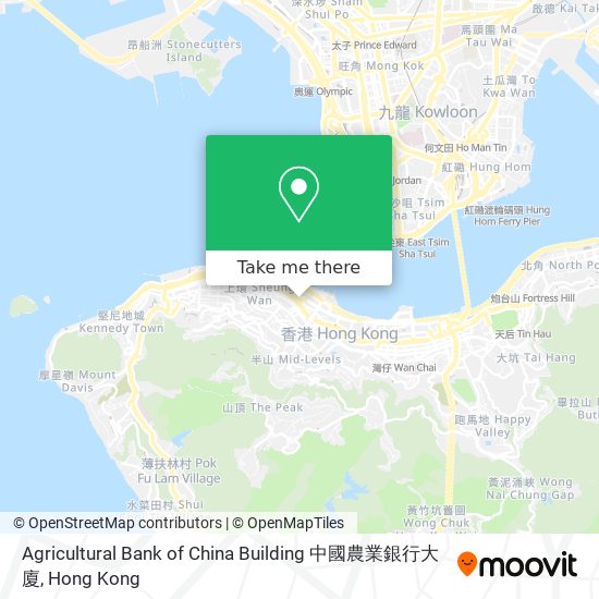 Agricultural Bank of China Building 中國農業銀行大廈 map