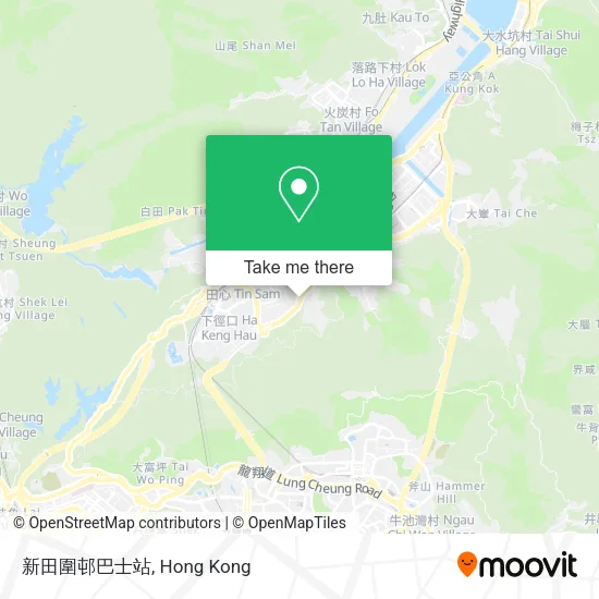 新田圍邨巴士站地圖