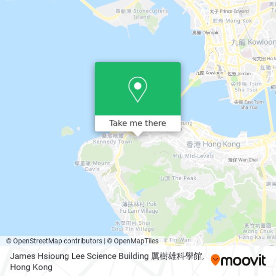 James Hsioung Lee Science Building 厲樹雄科學館 map