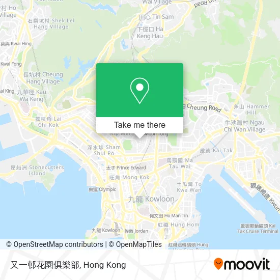 又一邨花園俱樂部地圖